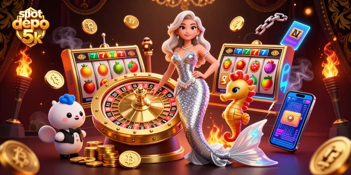 Experience excitement with slot depo 5k, winning strategies around vibrant slot reels.