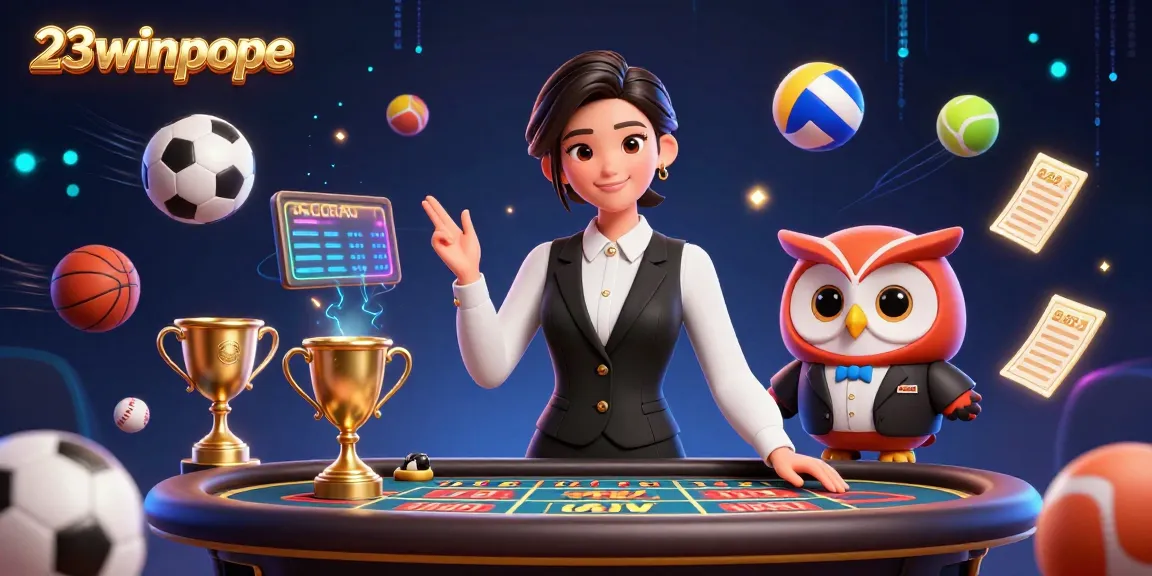 Engage in thrilling betting at 23winpope with vibrant casino dealers and dynamic game elements.