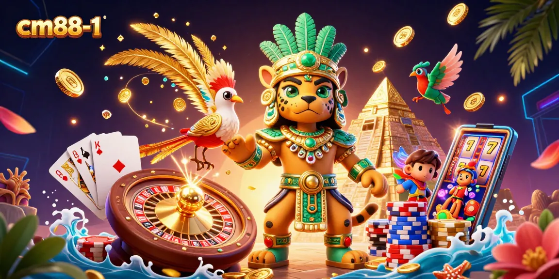 Engage with cm88-1, experiencing vibrant 3D casino action filled with jackpots and excitement.