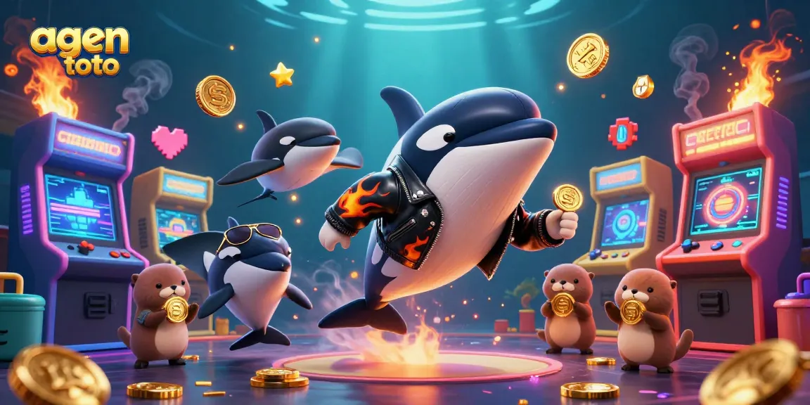 Menggali peluang agen toto dengan orca keren, ray, dan ceria beruang laut menyimpan koin emas.