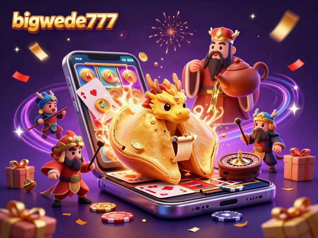 Experience thrilling wins with bigwede777 in this vibrant, dynamic casino scene.