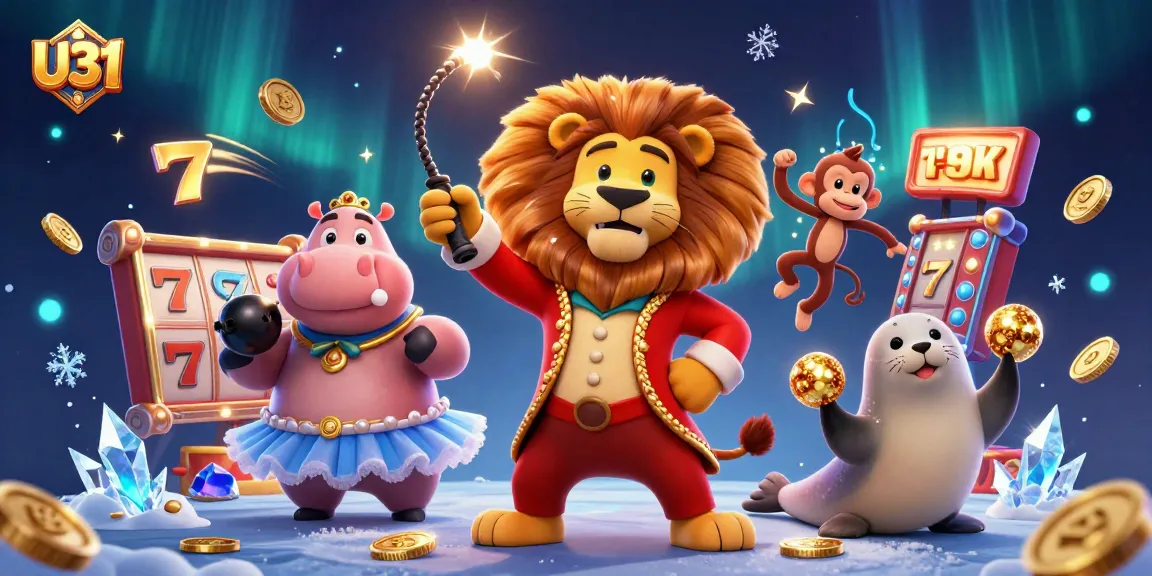 Experience thrilling gameplay with U31's vibrant casino characters and enticing slot elements.