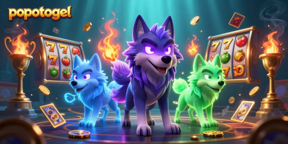 Engage in exciting gameplay at popotogel featuring dynamic slot reels and vibrant gaming elements.