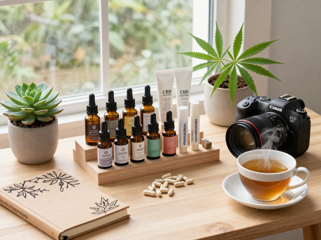 Discover quality concentrate delivery near me through premium CBD oil and wellness products in a calm, organized setting.