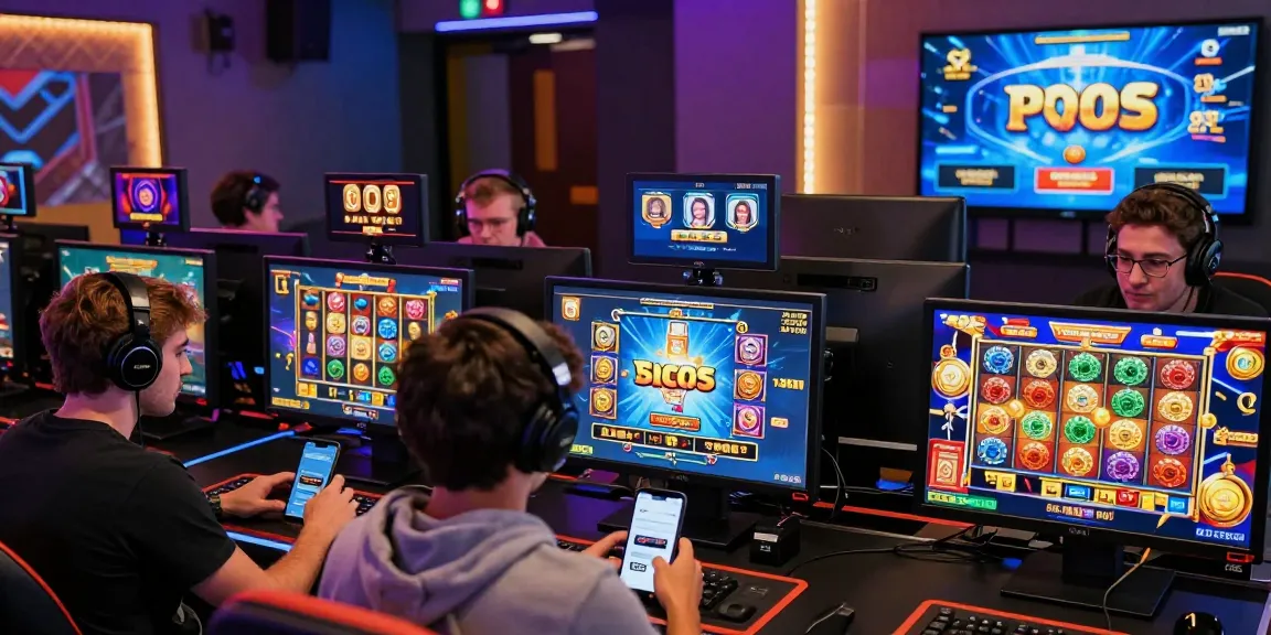 Engaged players enjoying slot gacor games on a vibrant online platform, showcasing excitement and potential winnings.