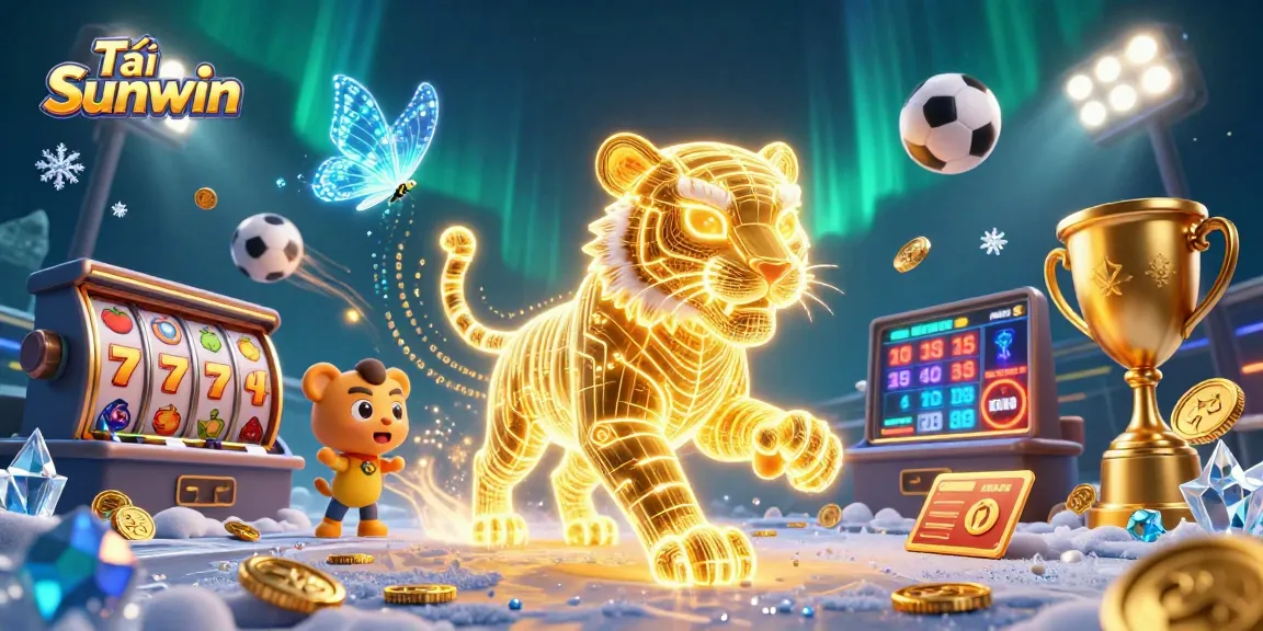 Tải Sunwin now with top-tier graphics and stunning casino elements in a vibrant digital setting