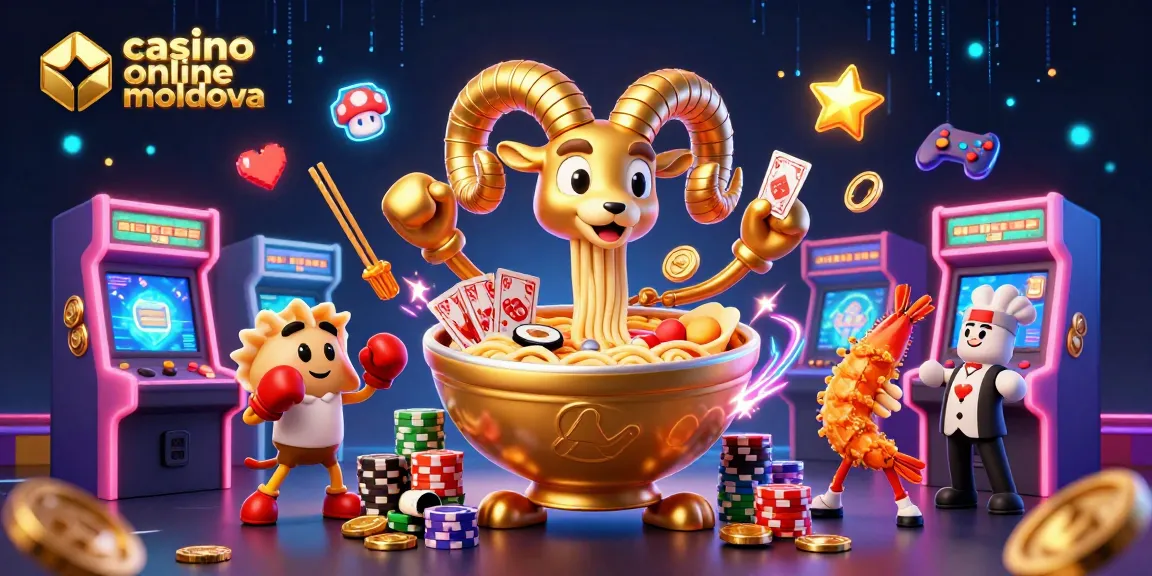 Începeți o experiență captivantă cu casino online moldova în această ilustrație 3D plină de energie.