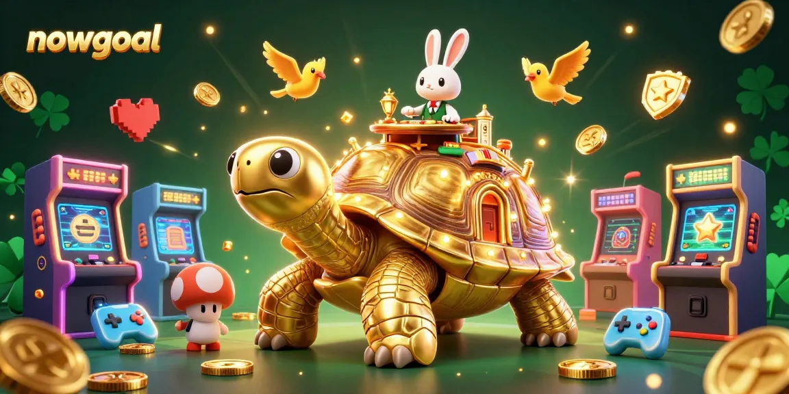 Watch nowgoal's live updates with a whimsical tortoise casino scene filled with excitement.