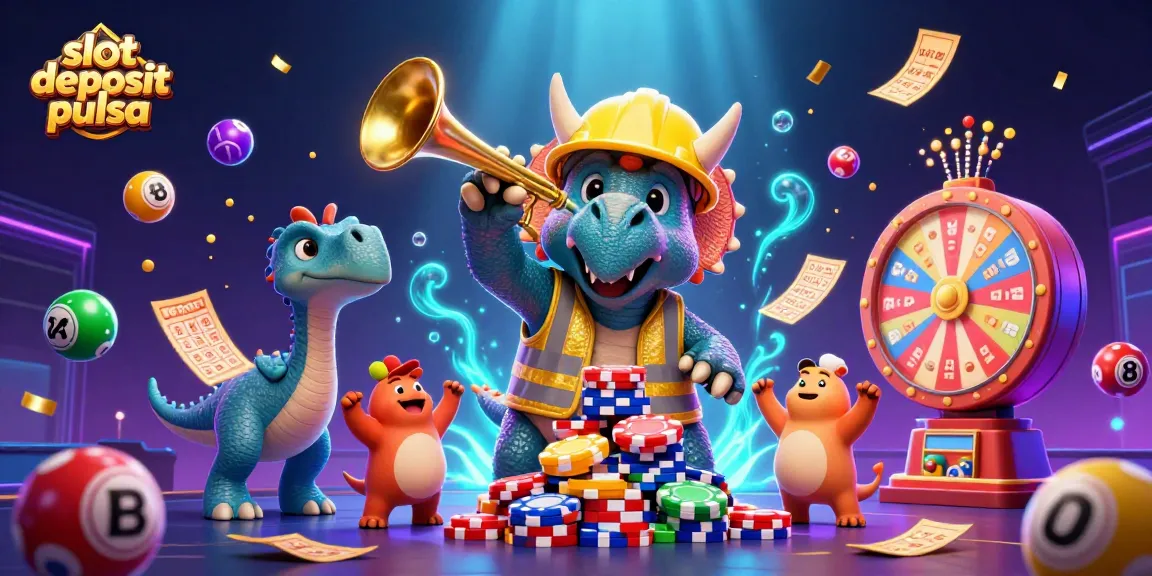 Slot deposit pulsa memberikan pengalaman bermain yang menyenangkan dengan simbol keberuntungan dan suasana casino yang meriah.