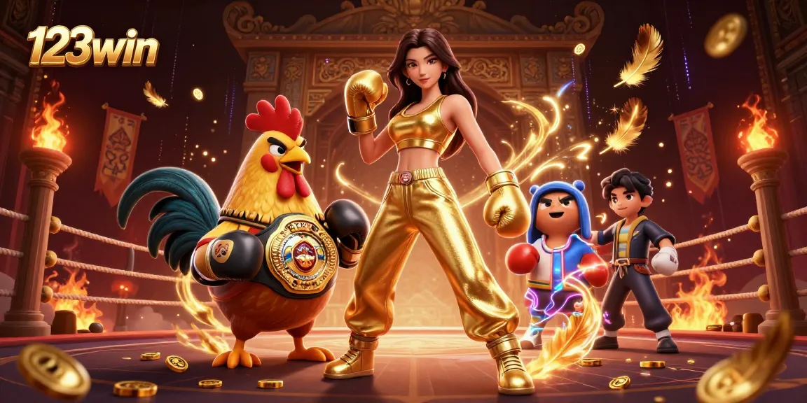 Engage in winning play at 123win’s thrilling casino—a vibrant, action-packed scene.