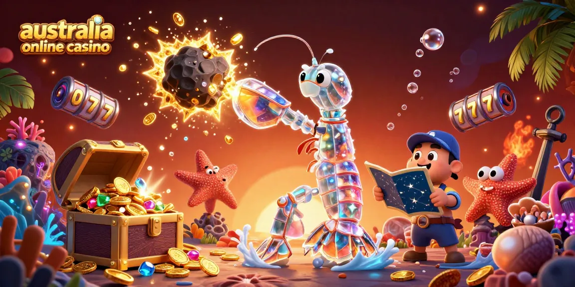 Engage with the vibrant world of Australia online casino, showcasing colorful gems and a dynamic gaming scene.