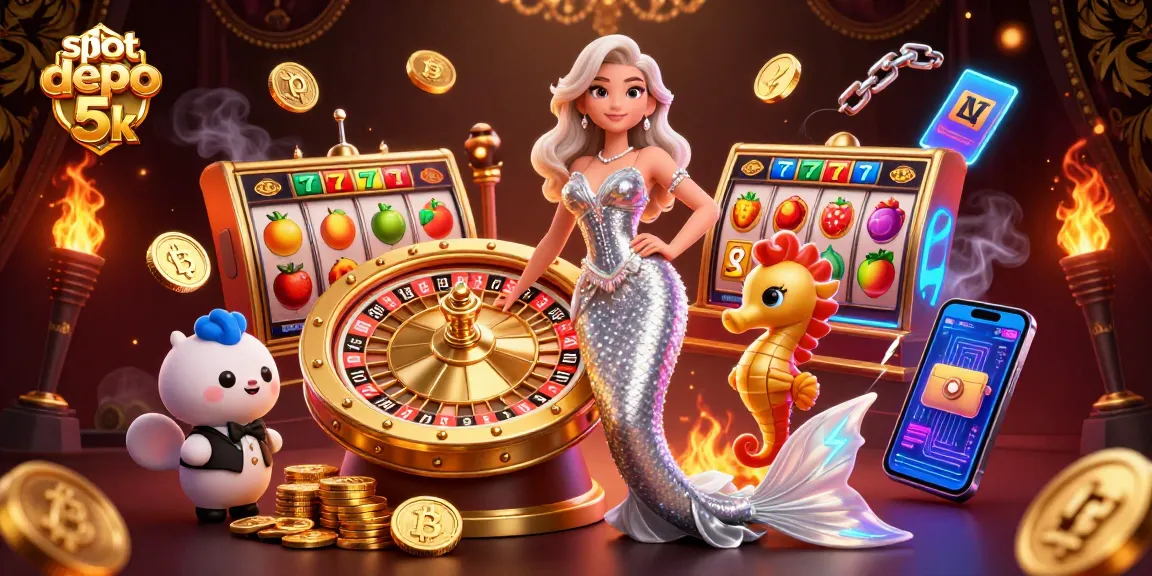 Experience excitement with slot depo 5k, winning strategies around vibrant slot reels.