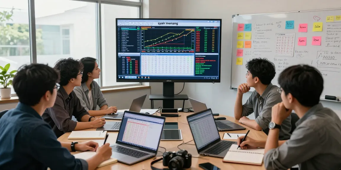 Analisis mendalam tentang syair menang dengan tim di kantor modern.
