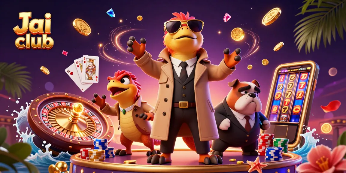 Experience thrills at Jai club's VIP lounge with raptors and exciting casino elements.
