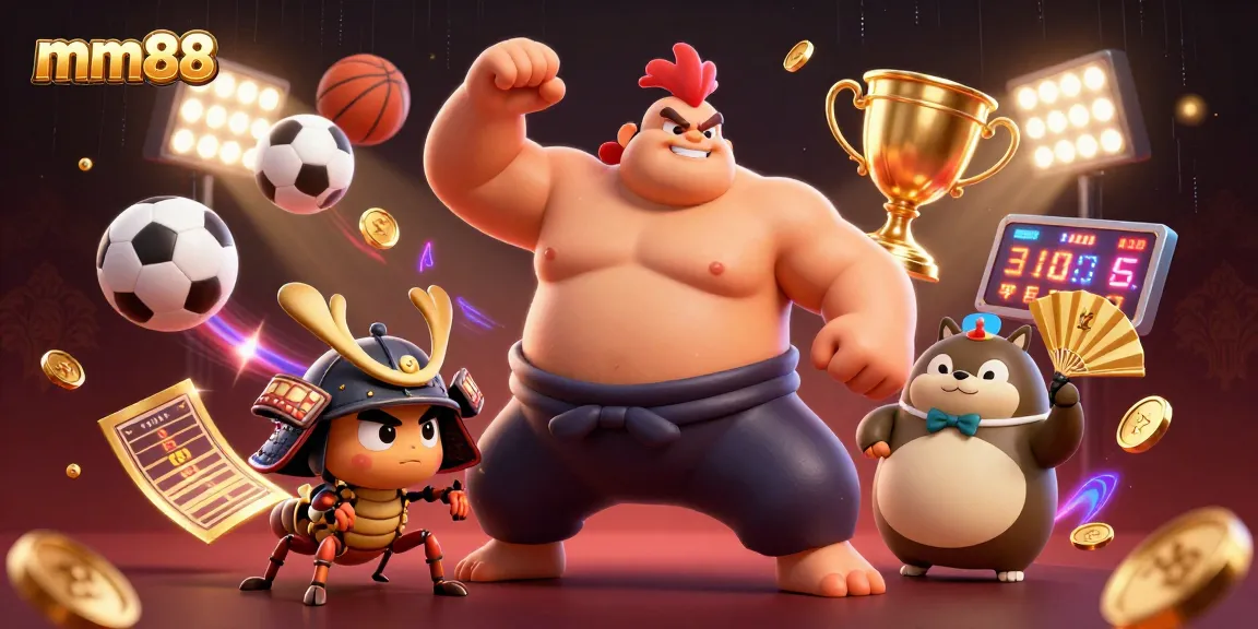 Engage with thrilling mm88 casino action featuring dynamic sports elements and colorful characters.