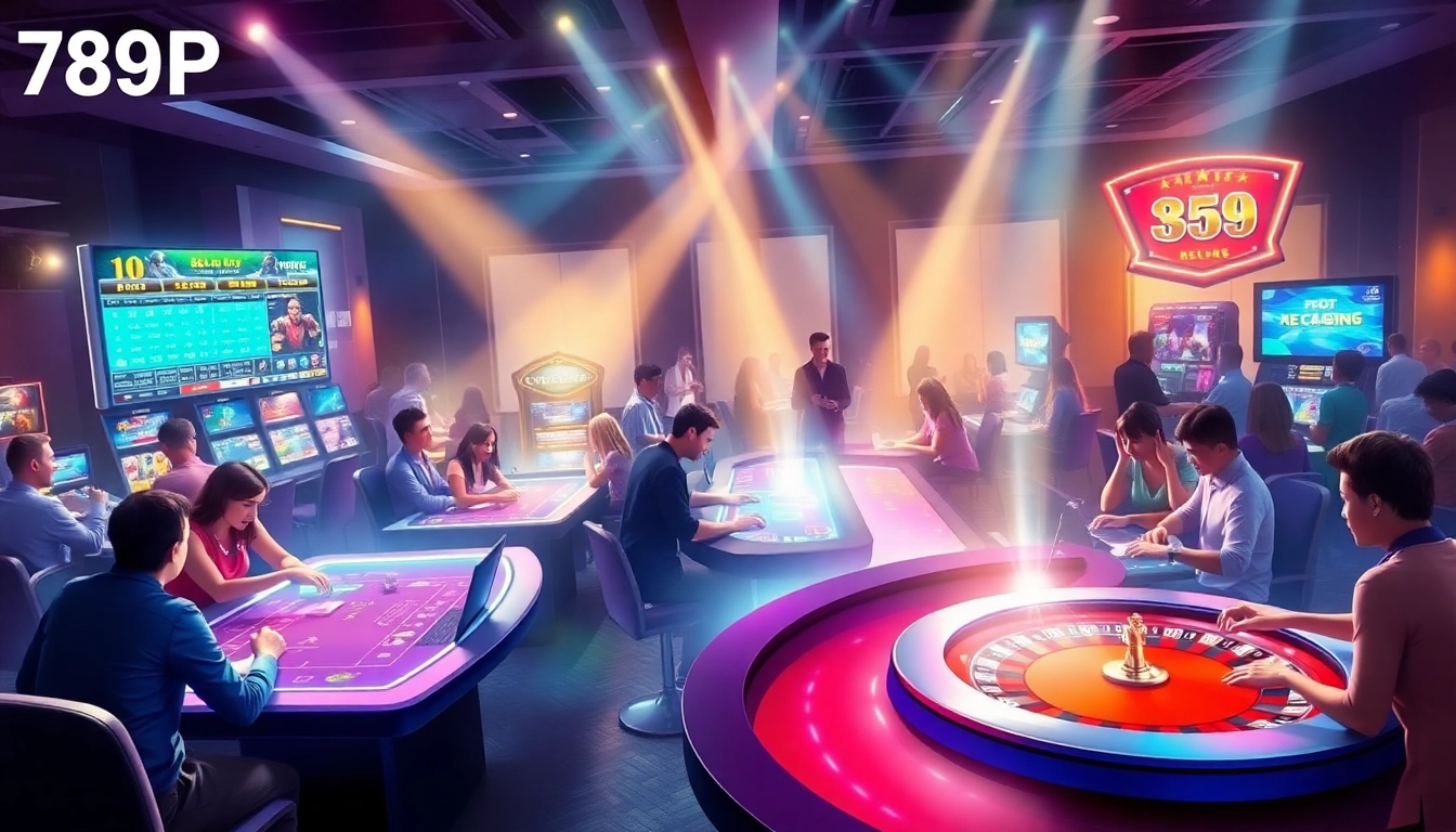 Experience thrilling gaming at https://789p.direct/ with diverse players and vibrant casino ambiance.