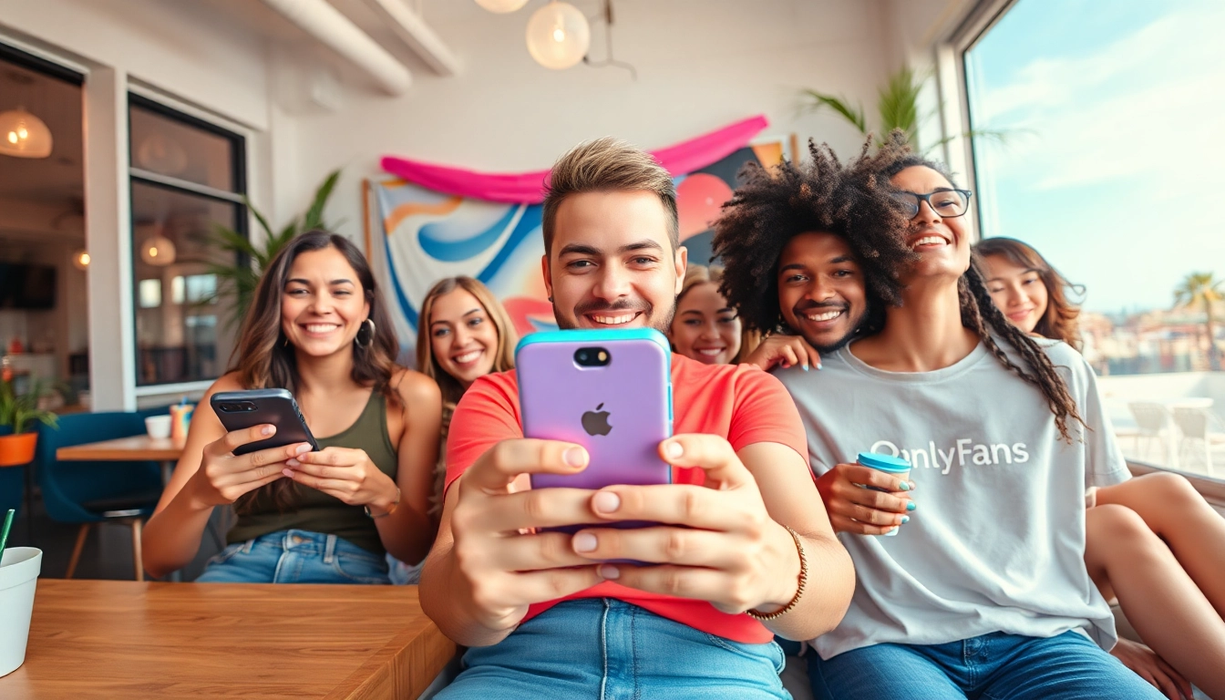 Find OnlyFans creators from Instagram engaging with their audience in vibrant settings, showcasing modern lifestyle.