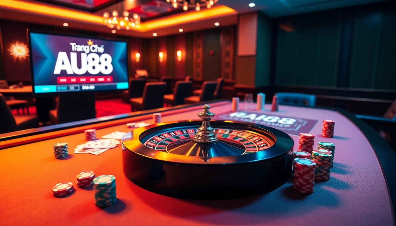 Experience the excitement of Trang Chủ AU88 with vibrant casino games and thrilling betting opportunities.