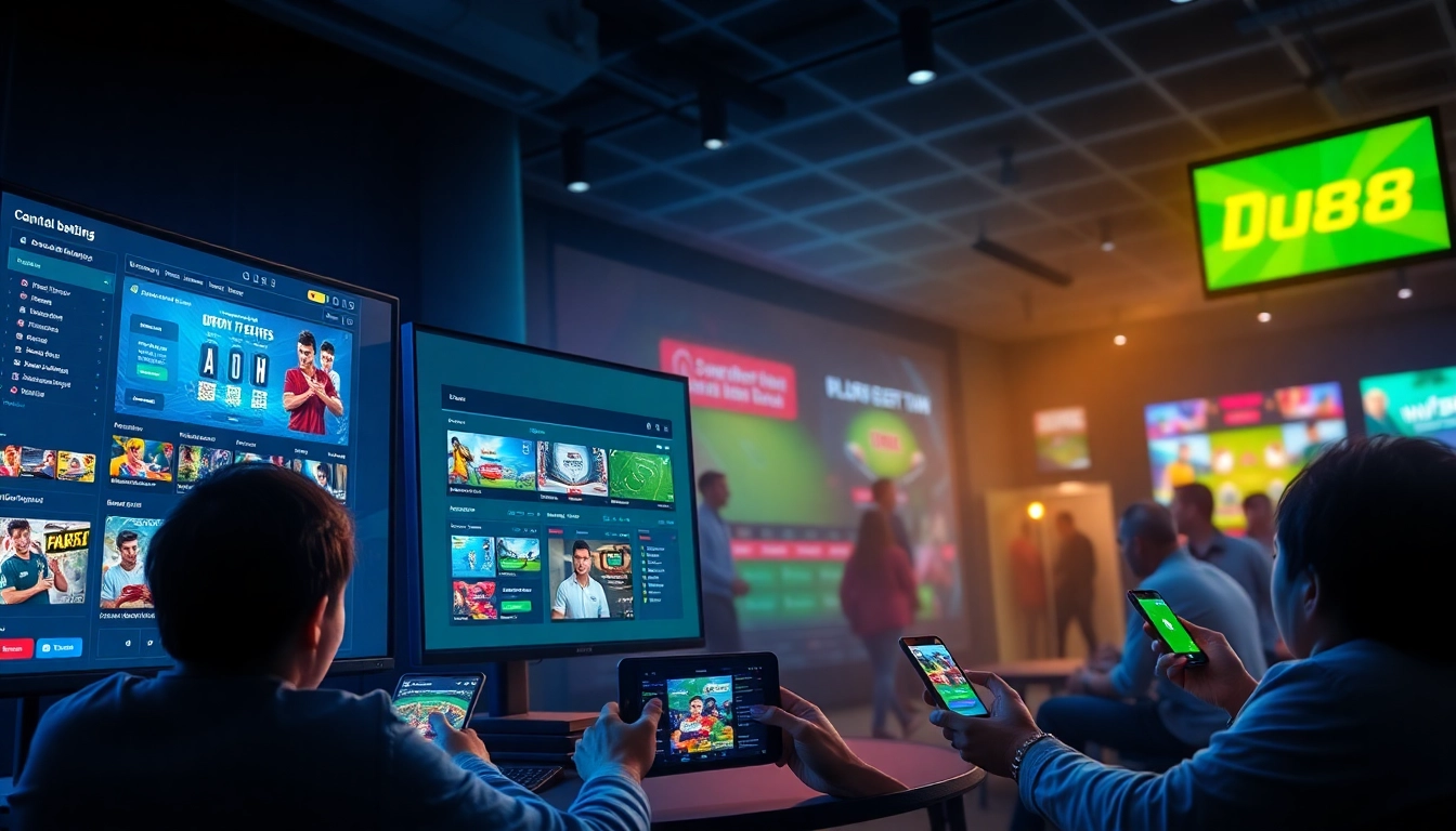 Exciting online betting experience at https://du88.cx/ with vibrant sports graphics and community engagement.