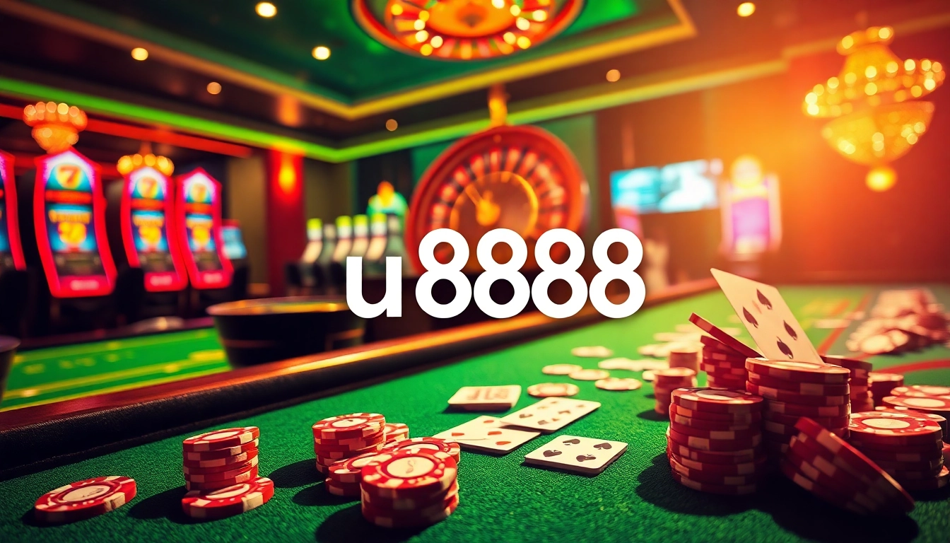 Experience the thrill of u888 casino gaming with exciting tables and vibrant slot machines.
