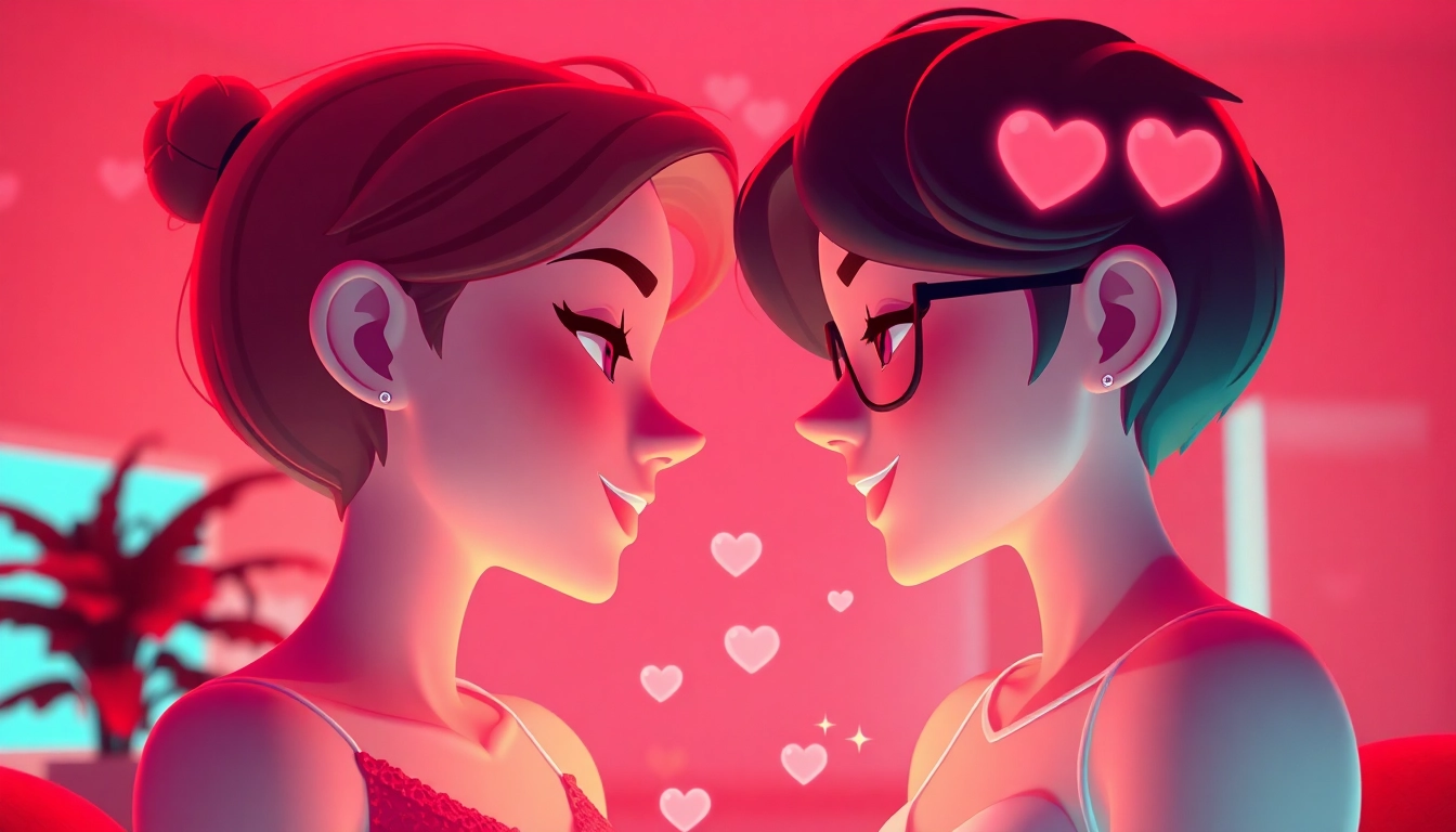 Engaging NSFW character AI avatars in an intimate digital conversation about shared memories.