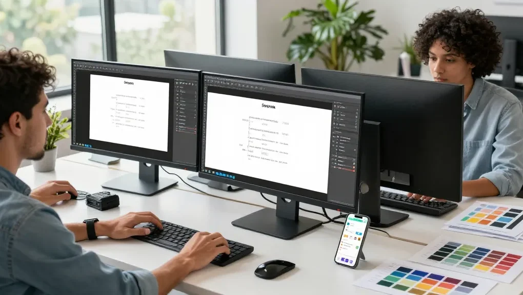 Snipaste官网 featured in a professional workspace where team collaborates using advanced screenshot tools for enhanced productivity.